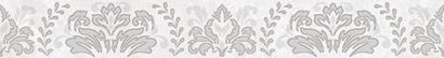 Керамическая плитка Afina Damask Бордюр серый 56-03-06-456 5х40