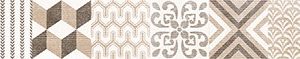 Керамическая плитка Дюна Бордюр настенный фантазия 1505-0105 5х40