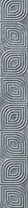 Керамическая плитка Кампанилья Бордюр серый 1504-0154   1504-0418 3