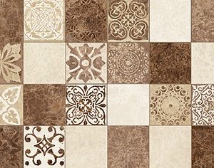 Керамическая плитка Libra Плитка настенная мозаика коричневый 17-30-11-486 20х60