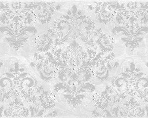 Керамическая плитка Мармара Арабеска Декор серый 17-03-06-661 20х60