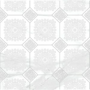 Керамическая плитка Olimpus Grand Декор белый 25х50