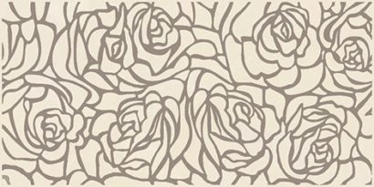 Керамическая плитка Serenity Rosas Декор кремовый 08-03-37-1349 20х40