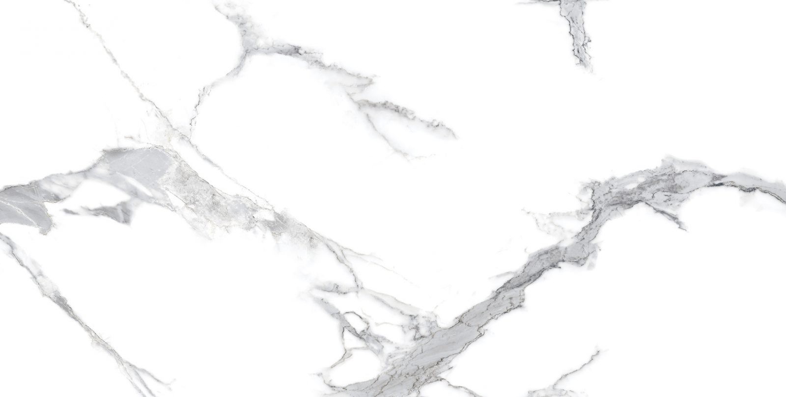 Statuario Crown Керамогранит белый 60×120 сатинированный